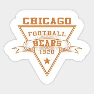 Retro Chicago Bears Sticker